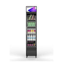 ALKCOOL SDGR15 Slim Line Commercial Single Glass Door Refrigerator, 6.5 Cu.Ft. (94718253) - SAKSBY.com - SAKSBY.com