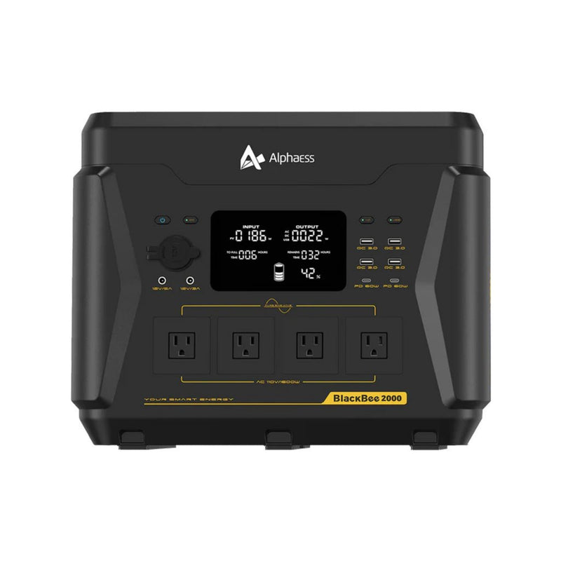 ALPHAESS BlackBee 2000 Portable Power Station, 2000W (91420387) - SAKSBY.com - Portable Power Stations - SAKSBY.com