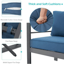 Aluminum Outdoor Furniture Patio Set W/ Cushions, 7PCS - SAKSBY.com - Outdoor Furniture - SAKSBY.com