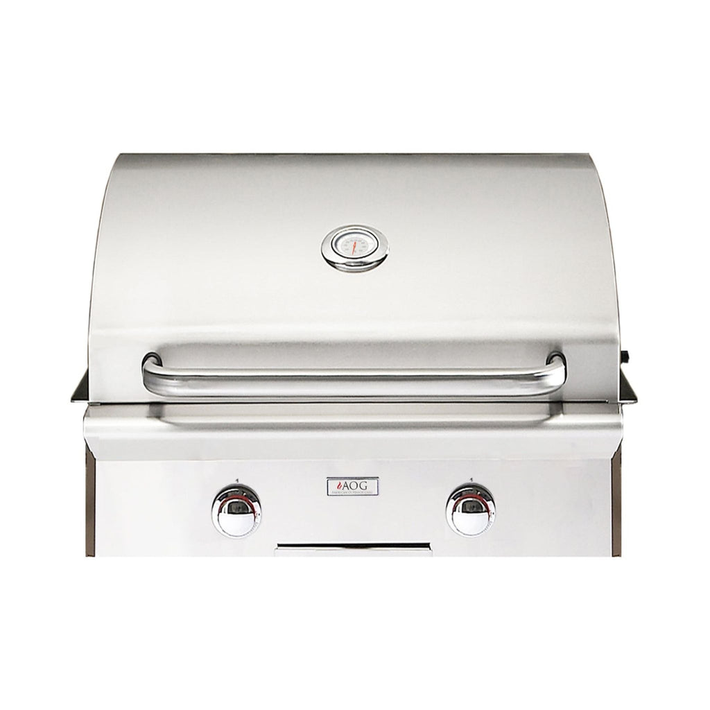 American Outdoor Grill 24NBL-00SP L-Series 2-Burner Built-In Natural Gas Grill, 24" [24NBL-00SP] (SAK10834) - Saksby Wholesale - Front View