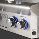 American Outdoor Grill 24NBL L-Series 2-Burner Built-In Natural Gas Grill W/ Rotisserie Kit, 24" [24NBL] (SAK81425) - Saksby Wholesale - Burner Controller View