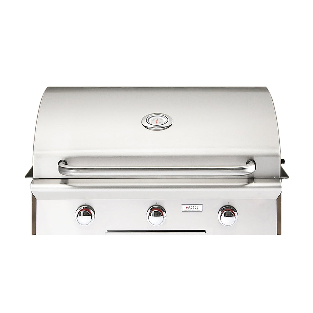 American Outdoor Grill 30NBL-00SP L-Series 3-Burner Built-In Natural Gas Grill, 30" [30NBL-00SP] (SAK02335) - Saksby Wholesale - Front View In White Background