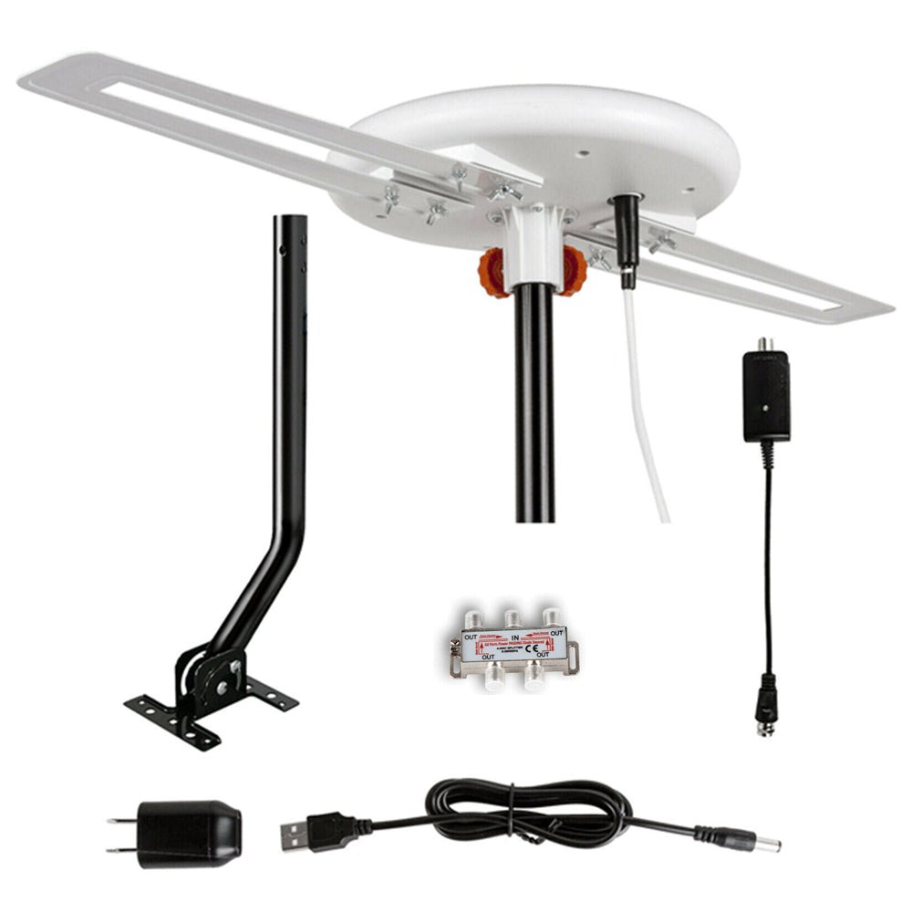 Amplified Outdoor Long Range Omni Directional Digital HDTV Antenna, 150 Miles  SAKSBY.com - TV Antennas -Parts View