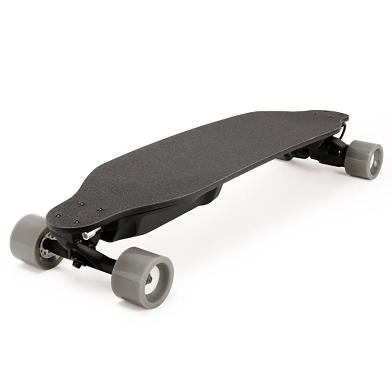 ANZO 1200W Lightweight All-Terrain Electric Dual Belt Motorized Skateboard With LED Lights, 330LBS Side View