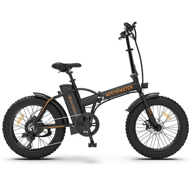 AOSTIRMOTOR A20 36V/13Ah Mini Fat Tire Folding Electric Bike, 20" - SAKSBY.com - Electric Bicycles - SAKSBY.com