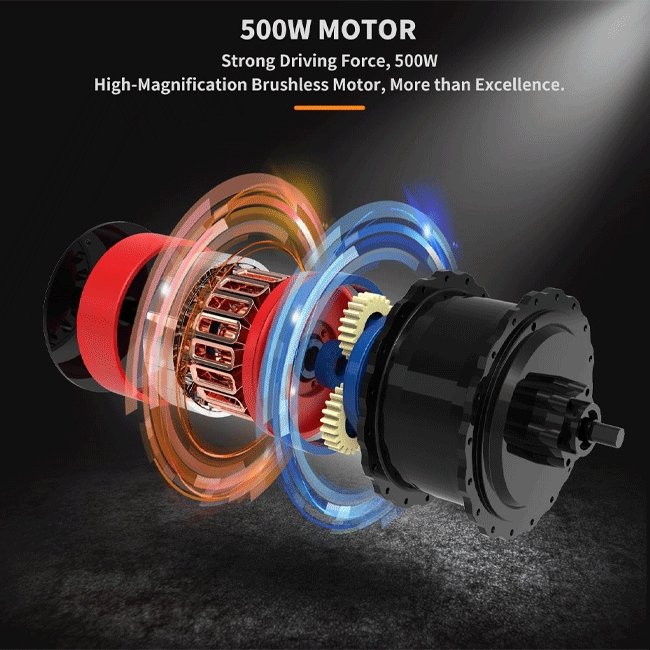 AOSTIRMOTOR A20 36V/13Ah Mini Fat Tire Folding Electric Bike, 20" - SAKSBY.com - Electric Bicycles - SAKSBY.com