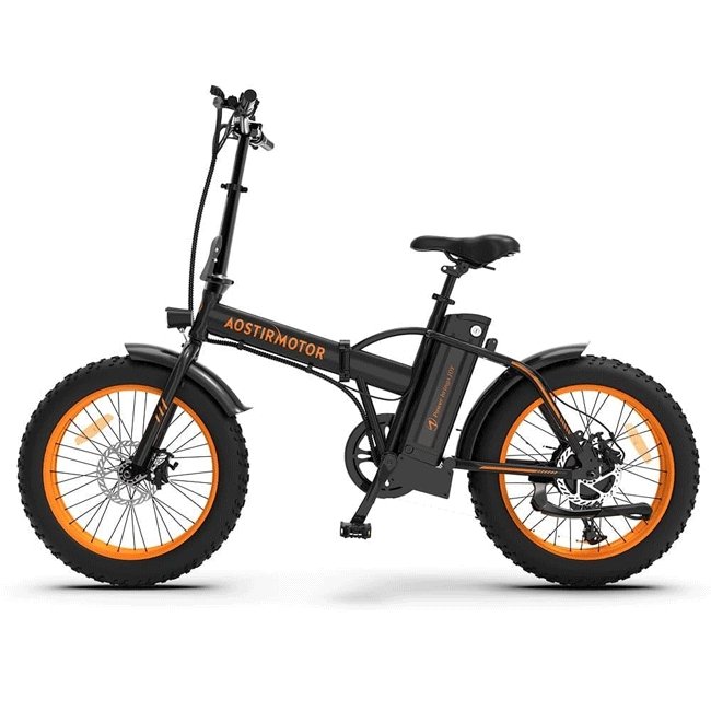 AOSTIRMOTOR A20 36V/13Ah Mini Fat Tire Folding Electric Bike, 20" - SAKSBY.com - Electric Bicycles - SAKSBY.com