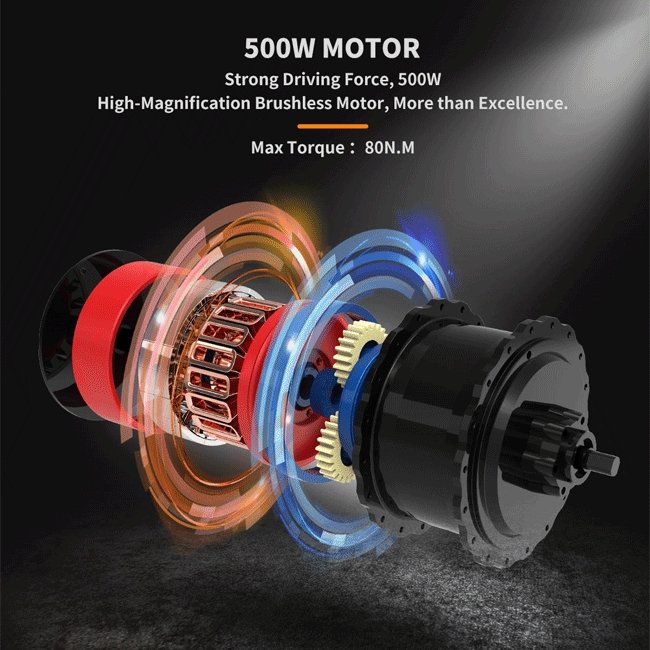 AOSTIRMOTOR S05-1 48V/11.6Ah 500W Electric Mountain Bike, 26'' - SAKSBY.com - Electric Bicycles - SAKSBY.com