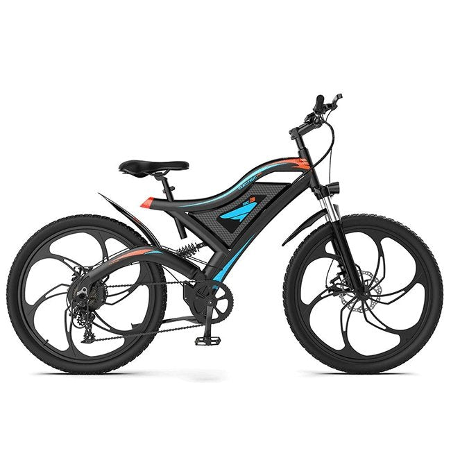 AOSTIRMOTOR S05-1 48V/11.6Ah 500W Electric Mountain Bike, 26'' - SAKSBY.com - Electric Bicycles - SAKSBY.com