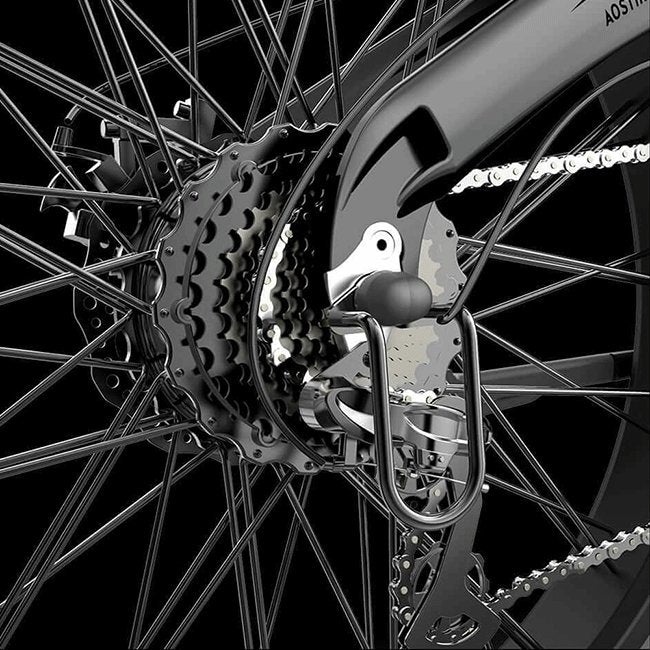 AOSTIRMOTOR S18 48V/15Ah 750W All Terrain Fat Tire Electric Mountain Bike, 26" - SAKSBY.com - Electric Bicycles - SAKSBY.com