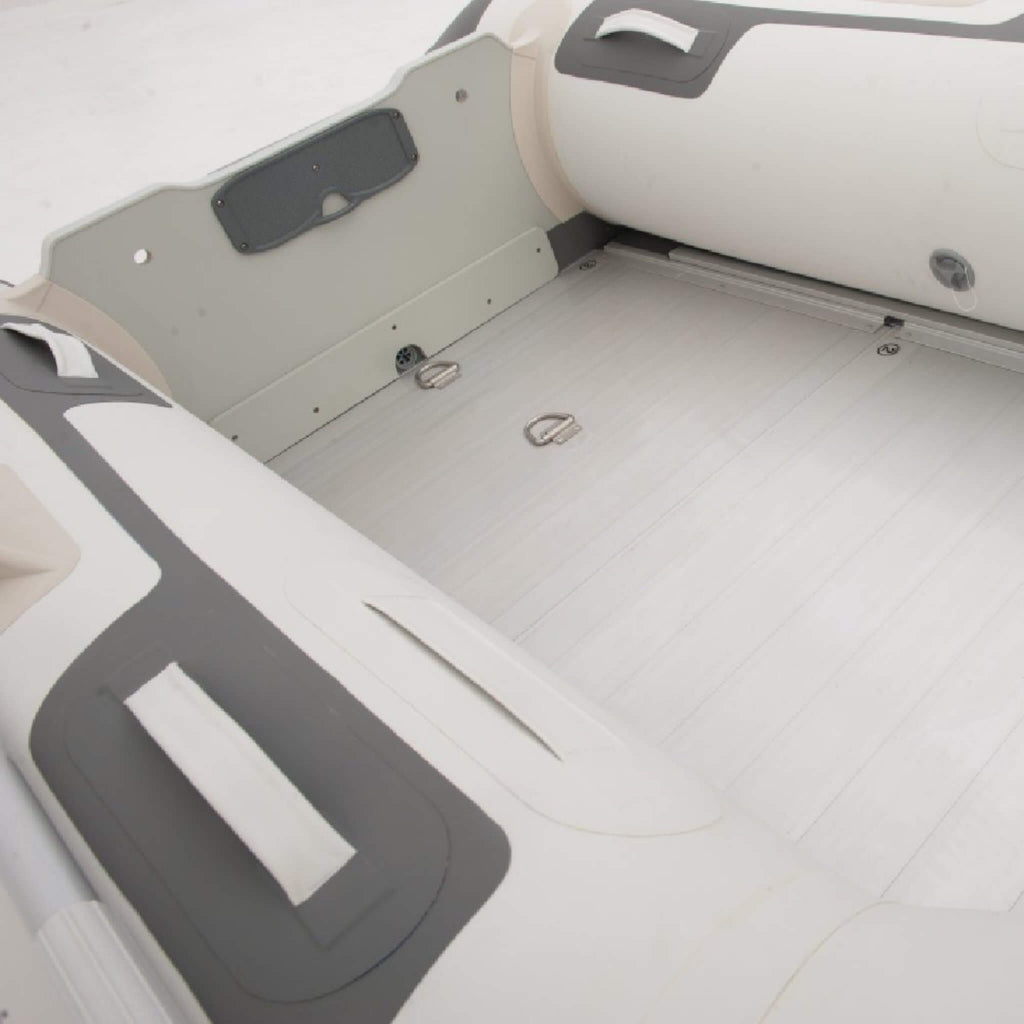 Aqua Marina A-Deluxe 8FT 4-Person Inflatable Speed Boat With Comfortable Rowing Seat And Adjustable Center Feet [BT-88850AL] (SAK20456) - Saksby Wholesale - Inside View