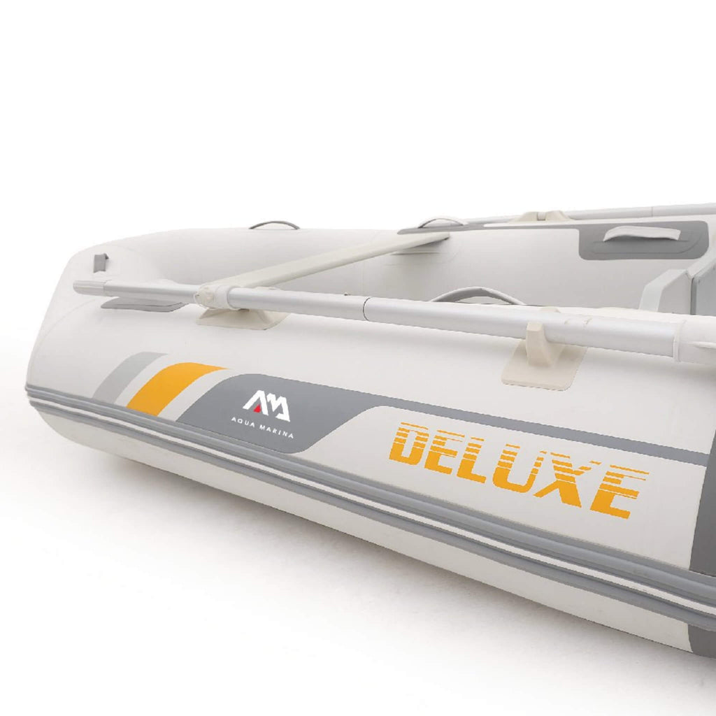 Aqua Marina A-Deluxe 8FT 4-Person Inflatable Speed Boat With Comfortable Rowing Seat And Adjustable Center Feet [BT-88850AL] (SAK20456) - Saksby Wholesale - Right Side View
