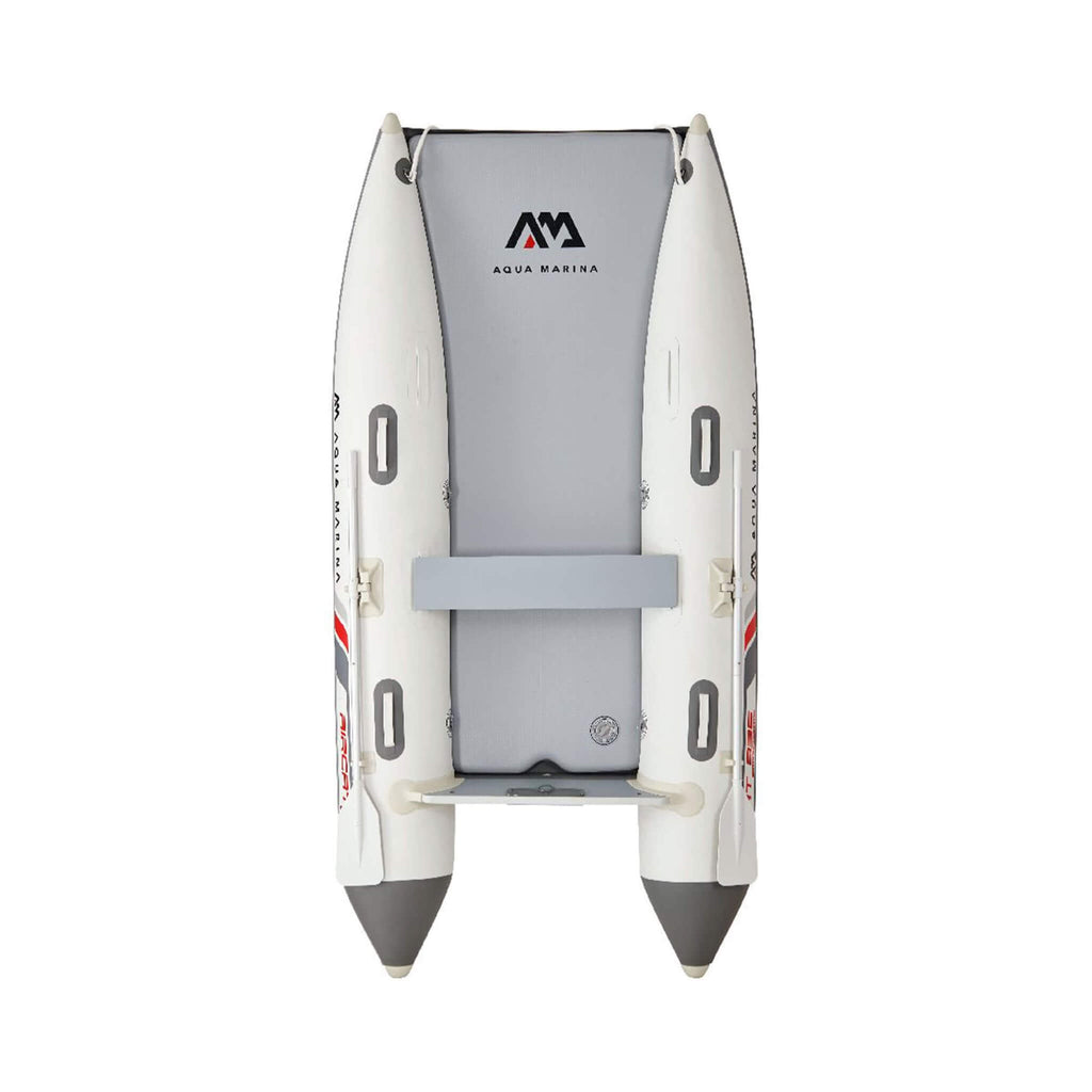 Aqua Marina Aircat 11FT 5-Person High-Speed Inflatable Catamaran With DWF Air Deck [BT-AC335] (SAK10650) - Saksby Wholesale - Front View