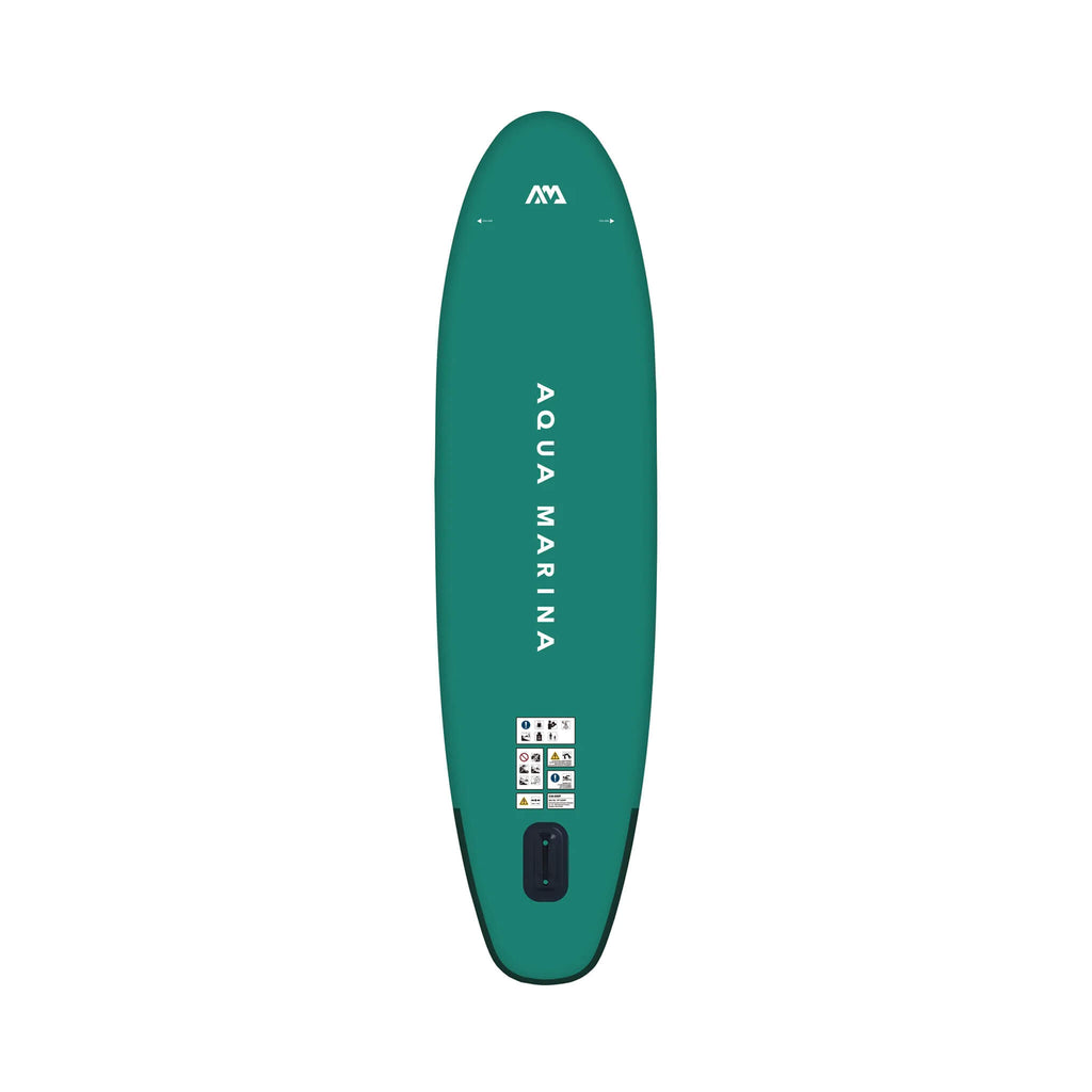 Aqua Marina Breeze 9FT Green Compact Inflatable SUP With Drop Stitch Light Technology [BT-23BRP] (SAK68745) - Saksby Wholesale - Back View