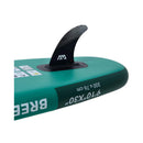 Aqua Marina Breeze 9FT Green Compact Inflatable SUP With Drop Stitch Light Technology [BT-23BRP] (SAK68745) - Saksby Wholesale - Fin Design Inverted View