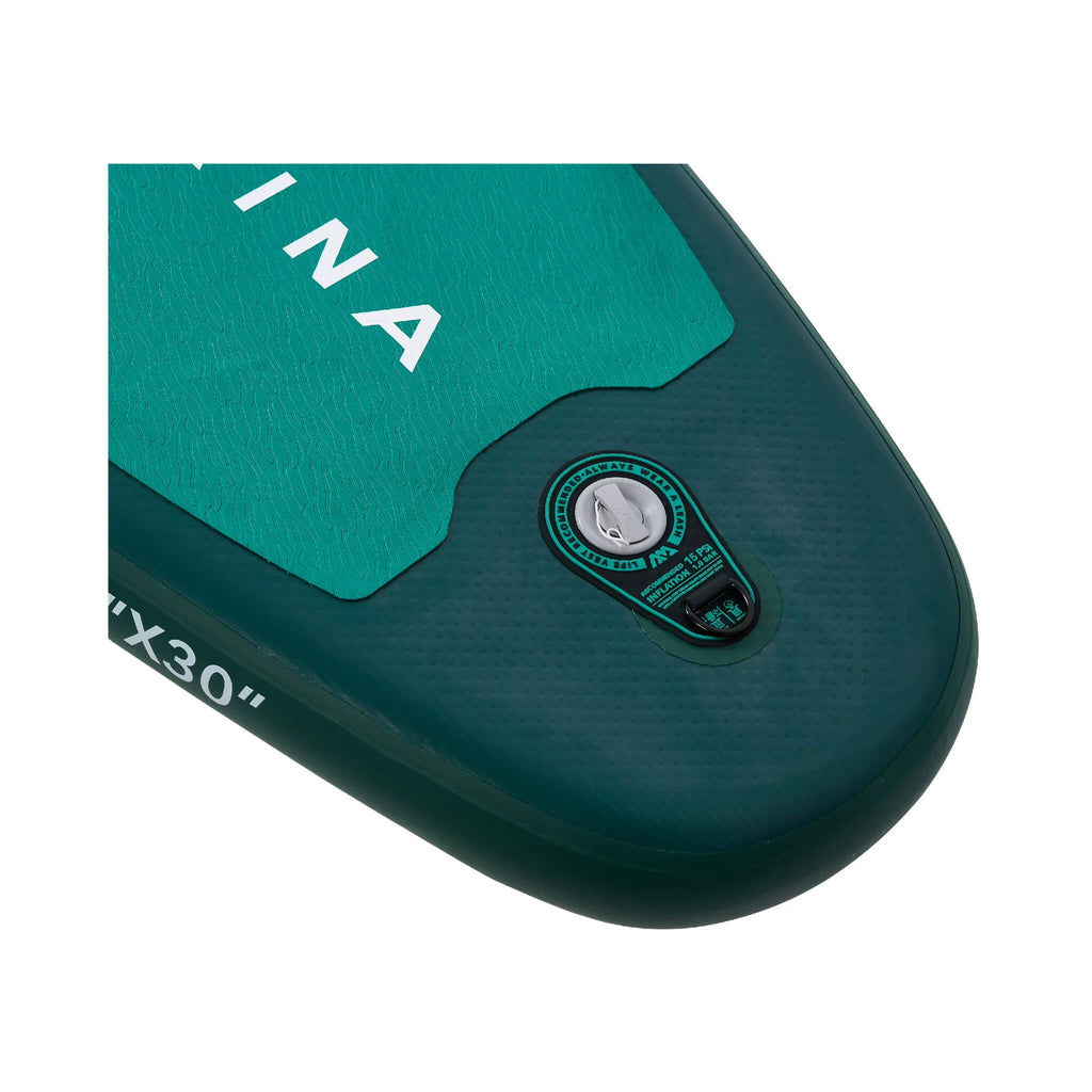 Aqua Marina Breeze 9FT Green Compact Inflatable SUP With Drop Stitch Light Technology [BT-23BRP] (SAK68745) - Saksby Wholesale - Inflation Valve View