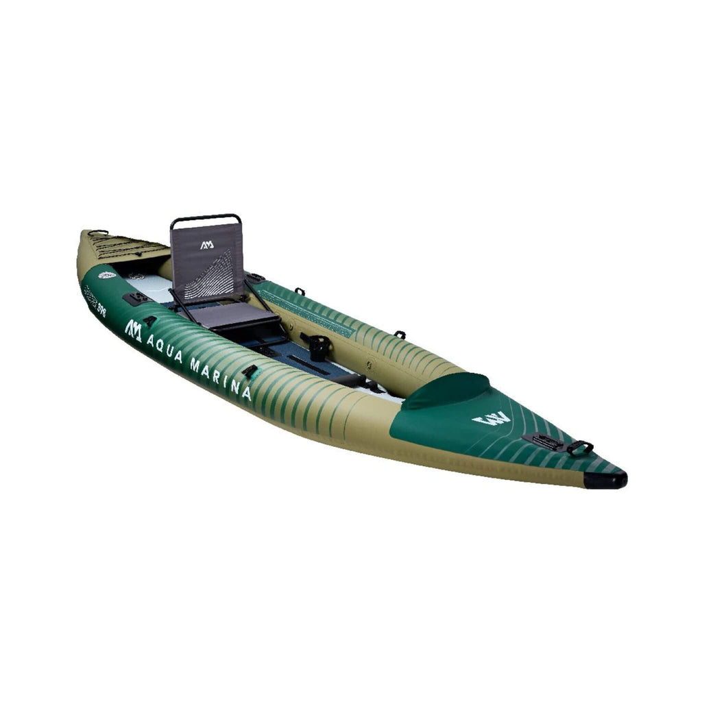 Aqua Marina Caliber 13FT Angling Kayak With Foldable Fishing Seat [Paddle Excluded] [CA-398] (SAK23467) - Saksby Wholesale - Front Side View