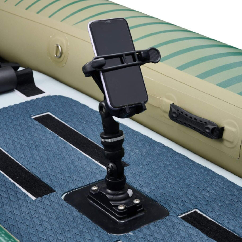 Aqua Marina Caliber 13FT Angling Kayak With Foldable Fishing Seat [Paddle Excluded] [CA-398] (SAK23467) - Saksby Wholesale - Phone Holder VIew