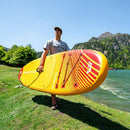 Aqua Marina Fusion BT-23FUP Premium All-Around SUP W/ Durable PVC Rail Layers & Grooved EVA Footpad,  10FT (SAK37195) - Saksby Wholesale - Carried Paddle Board