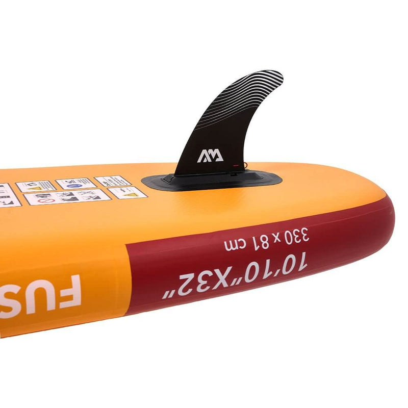 Aqua Marina Fusion BT-23FUP Premium All-Around SUP W/ Durable PVC Rail Layers & Grooved EVA Footpad,  10FT (SAK37195) - Saksby Wholesale - Fin Design