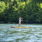 Aqua Marina Fusion BT-23FUP Premium All-Around SUP W/ Durable PVC Rail Layers & Grooved EVA Footpad,  10FT (SAK37195) - Saksby Wholesale - Lifestyle
