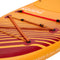 Aqua Marina Fusion BT-23FUP Premium All-Around SUP W/ Durable PVC Rail Layers & Grooved EVA Footpad,  10FT (SAK37195) - Saksby Wholesale - Strap Design Details
