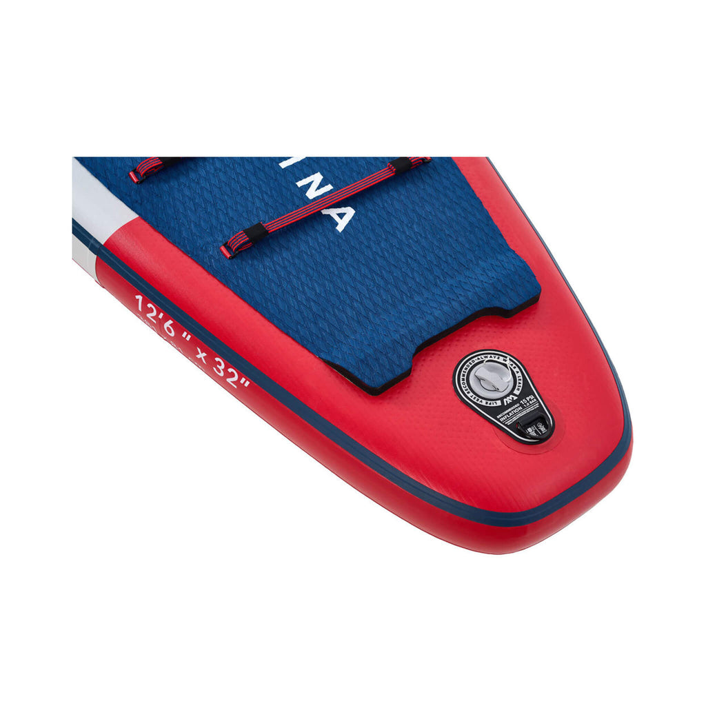 Aqua Marina Hyper 12FT Navy Touring SUP With Hydrodynamic Rail Edges & Adjustable Bungee [BT-23HY02] (SAK23285) - Saksby Wholesale - Back View