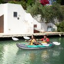 Aqua Marina Laxo 320 2-Person 10FT Recreational Kayak With High-Back Seat And Adjustable Cargo Bungee [LA-320] (SAK01396) - Saksby Wholesale - Lifestyle Image of a Couple