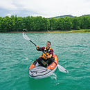 Aqua Marina Memba 330 10FT 1-Person Ultra Stiff Touring Kayak With Double Wall Fabric Floor [ME-330] (SAK56789) - Saksby Wholesale - Lifestyle Image In The Sea
