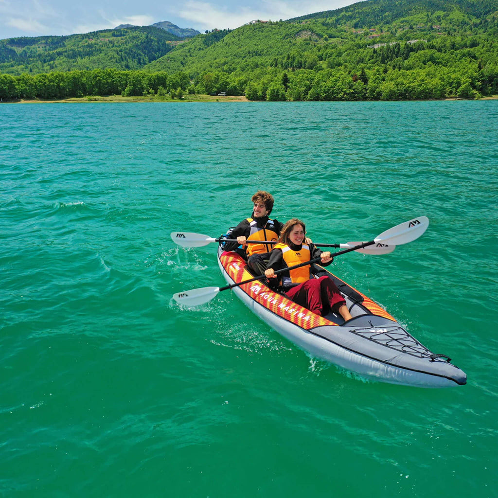 Aqua Marina Memba 390 Premium 12FT 2-Person Touring Kayak With DWF Deck And Paddles [ME-390] (SAK17282) - Saksby Wholesale - Kayaking View