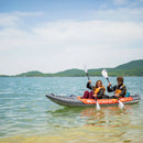 Aqua Marina Memba 390 Premium 12FT 2-Person Touring Kayak With DWF Deck And Paddles [ME-390] (SAK17282) - Saksby Wholesale - Lifestyle Image Of Kayaking