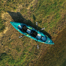 Aqua Marina Steam 412 14FT 2-Person Premium Kayak With DWF Deck [Paddle Excluded] [ST-412] (SAK57946) - Saksby Wholesale - Lifestyle Image In The Lake Shore