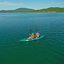 Aqua Marina Steam 412 14FT 2-Person Premium Kayak With DWF Deck [Paddle Excluded] [ST-412] (SAK57946) - Saksby Wholesale - Lifestyle Image In The Water Kayaking