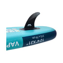 Aqua Marina Vapor 10FT All-Around SUP W/ Sand Ripple Grooved EVA Footpad [BT-23VAP] (SAK60532) - Saksby Wholesale -  Fin Attached On Footpad View