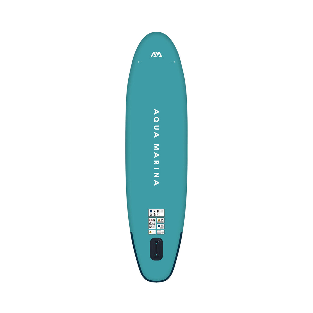 Aqua Marina Vapor 10FT All-Around SUP W/ Sand Ripple Grooved EVA Footpad [BT-23VAP] (SAK60532) - Saksby Wholesale - Bottom View