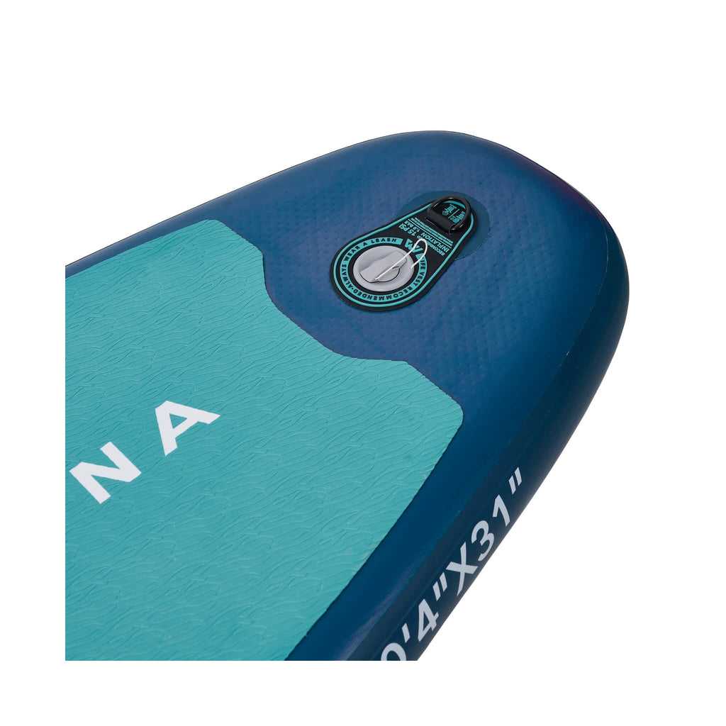 Aqua Marina Vapor 10FT All-Around SUP W/ Sand Ripple Grooved EVA Footpad [BT-23VAP] (SAK60532) - Saksby Wholesale - Tail End View