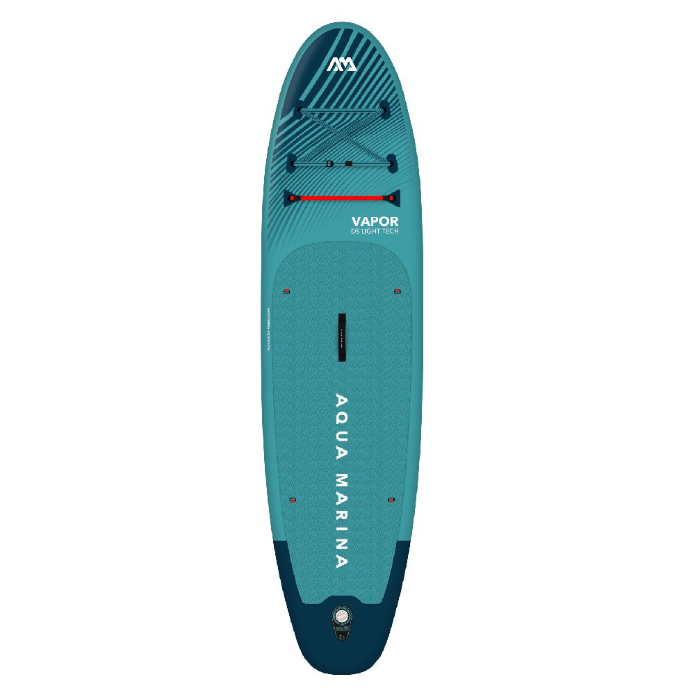 AQUA MARINA VAPOR BT-23VAP All-Around SUP W/ Sand Ripple Grooved EVA Footpad, 10FT (SAK60532) - SAKSBY.com - Stand Up Paddle Boards - SAKSBY.com