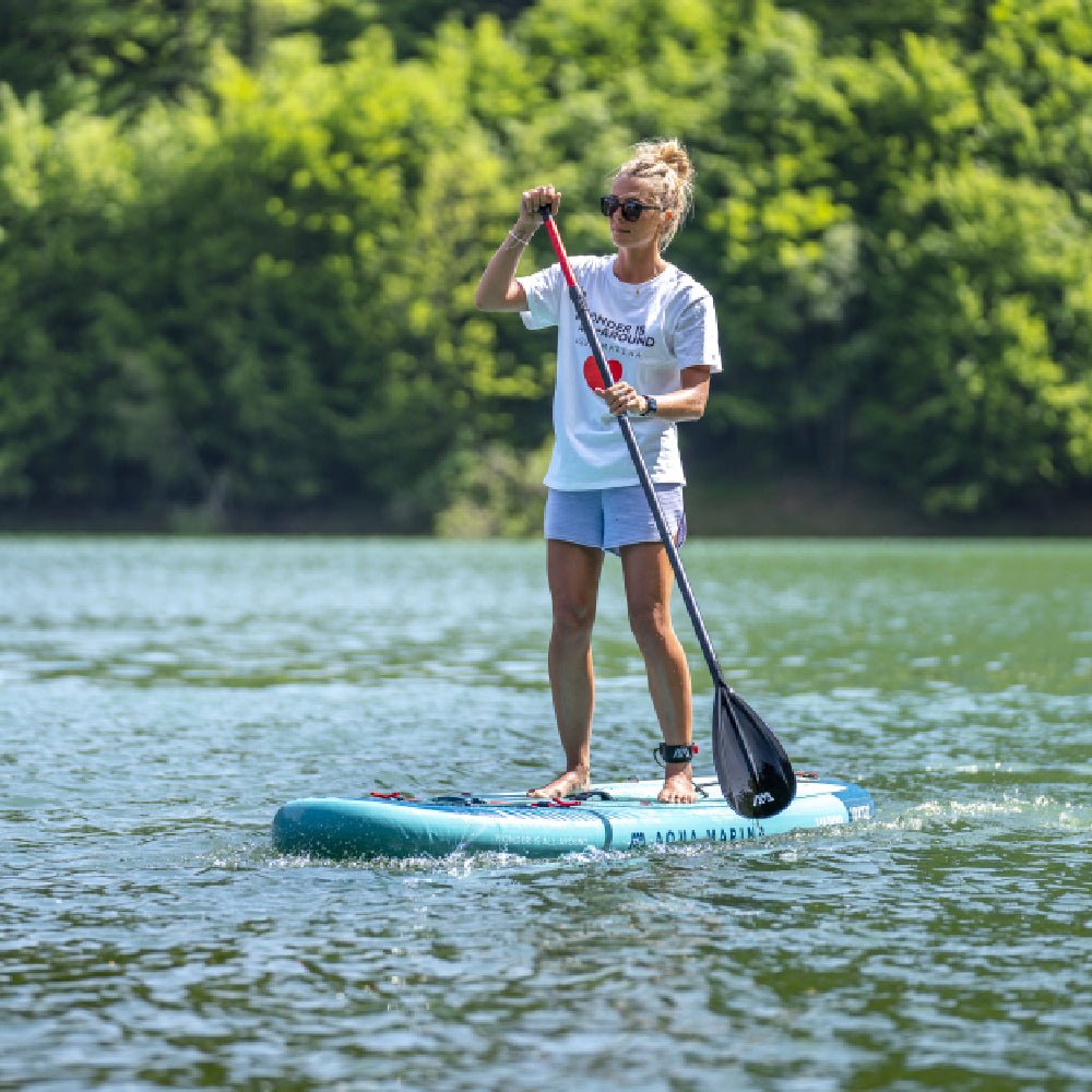 AQUA MARINA VAPOR BT-23VAP All-Around SUP W/ Sand Ripple Grooved EVA Footpad, 10FT (SAK60532) - SAKSBY.com - Stand Up Paddle Boards - SAKSBY.com