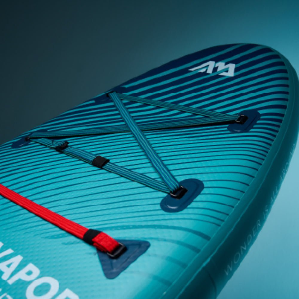 AQUA MARINA VAPOR BT-23VAP All-Around SUP W/ Sand Ripple Grooved EVA Footpad, 10FT (SAK60532) - SAKSBY.com - Stand Up Paddle Boards - SAKSBY.com