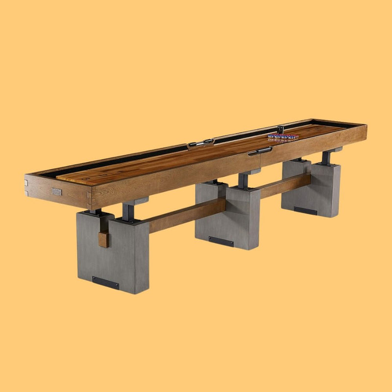 BARRINGTON Urban Shuffleboard Table Collection With Pucks For Family Game Rooms (91753286) - SAKSBY.com - Poker & Game Tables - SAKSBY.com