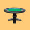 BBO POKER TABLES GINZA 8-Player Round LED Poker Table (91350624) - SAKSBY.com - Poker & Game Tables - SAKSBY.com