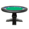 BBO POKER TABLES GINZA 8-Player Round LED Poker Table (91350624) - SAKSBY.com - Poker & Game Tables - SAKSBY.com