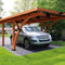 BNY Premium Heavy Duty Wooden Arc-Shaped Carport With Metal Roof, 12x18FT (94716283) - SAKSBY.com - Sheds, Garages & Carports - SAKSBY.com