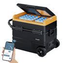 BougeRV CR55 59 Quarts Portable Solar Fridge Freezer - SAKSBY.com - Portable Freezer - SAKSBY.com