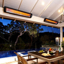 BROMIC HEATING Tungsten Smart-Heat™ 56-Inch 6000W Single Element 240V Electric Infrared Patio Heater Demonstration View