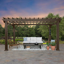 BYD Heavy Duty Backyard Galvanized Steel Powder Coated Pergola, 10x12FT (91358672) - SAKSBY.com - Canopies & Gazebos - SAKSBY.com