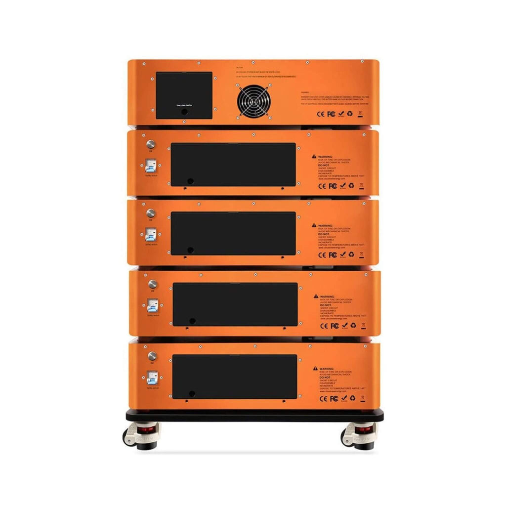 CE 48V600AH Stackable LiFEPO4 Lithium Battery With 6KW Invertor For RV & Energy Storage (SAK58730) - Saksby Wholesale - Back VIew