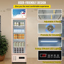 Commercial 11 Cu.Ft Merchandiser Refrigerator Beverage Cooler Fridge, 76.8'' (93625140) - SAKSBY.com -Demonstration View