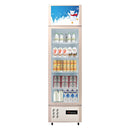 Commercial 11 Cu.Ft Merchandiser Refrigerator Beverage Cooler Fridge, 76.8'' (93625140) - SAKSBY.com - Front View