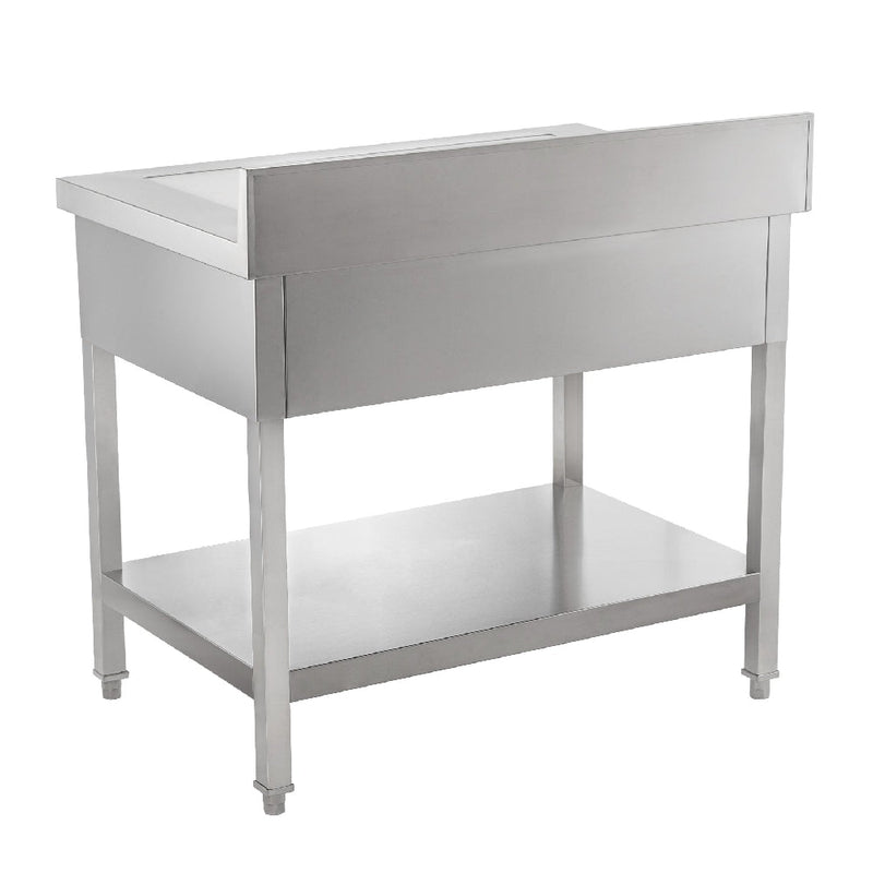 Commerical Stainless Steel Work Prep Table With Two Drawers, 24 x 42" (92483175) - SAKSBY.com - SAKSBY.com